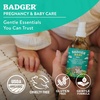image:imageBadger Baby Oil 100 Organic Ingredients to Soften amp Moisturize Dry Skin or Cradle Cap Soothing Vegan Organic Baby Oil 4 fl oz Glass Bottle