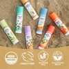 image:imageBadger Classic Organic Lip Balm Set  Yellow Box Light Silky Long Lasting Lip Moisturizer Gift Set All Natural Lip Balm Variety Pack Lip Set Tangerine Lavender Orange Vanilla Grapefruit 4 packVanilla Madagascar