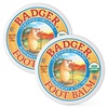image:imageBadger Foot Balm 100 Organic Foot Cream for Dry Cracked Heels and Feet Fast Acting Foot Care for Women amp Men AllNatural Cracked Heel Treatment 2 oz TinPeppermint  Tea Tree