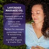image:imageBadger Ginger Massage Oil 100 Organic Massage Oil wArnica Oil amp Cayenne for Warming Soothing Deep Tissue Sore Muscle Relief 4 fl oz Glass BottleLavender