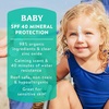 image:imageBadger Mineral Baby Sunscreen Cream SPF 40 98 Organic Toddler Sunscreen with Zinc Oxide Broad Spectrum Reef Safe Water Resistant Pediatrician Tested Baby Sunblock for Sensitive Skin 29 fl oz29 Fl Oz Pack of 1