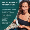 image:imageBadger Mineral Daily and Face Sunscreen Combo SPF 30 Lightweight Organic Mineral Sunscreens with Zinc Oxide Hydrating Everyday Sunscreen Lotions for Face amp Body Vegan amp Unscented 2Pack285 Fl Oz Pack of 2