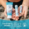 image:imageBadger Mineral Sunscreen Cream SPF 30 Zinc Oxide Sun Care 98 Organic Reef Safe Water Resistant Unscented Face and Body Sunscreen Travel Size 29 fl oz29 Fl Oz Pack of 1