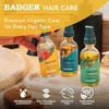 image:imageBadger Organic Jojoba Hair Oil amp Dry Scalp Treatment Soothing amp Moisturizing Itchy Dry Scalp Oil Rosemary Hair Oil Organic Jojoba Oil Hair amp Scalp Moisturizer 2 fl oz Glass BottleCastor Oil