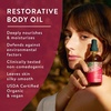 image:imageBadger Rose Body Oil 100 Organic Rose Scented Body Oil All Natural Body Moisturizer Organic Jojoba amp Rose Oils Soothe Dry Skin 4 fl oz Glass BottleDamascus Rose