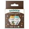 image:imageBadger Vanilla Bean Cocoa Butter Lip Balm Long Lasting Hydrating Lip Care 100 Organic Lip Balm Large Size Stick 4packCocoa  Vanilla  Orange  Mint