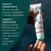 image:imageBadger Zinc Oxide Face Sunscreen SPF 30 Lightweight Mineral Sunscreen for Face Matte Finish No White Cast Vegan Water Resistant Unscented Mineral Sunblock Facial Lotion 17 fl oz 2Pack17 Fl Oz Pack of 1