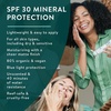image:imageBadger Zinc Oxide Face Sunscreen SPF 30 Lightweight Mineral Sunscreen for Face Matte Finish No White Cast Vegan Water Resistant Unscented Mineral Sunblock Facial Lotion 17 fl oz 2Pack17 Fl Oz Pack of 2