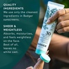 image:imageBadger Zinc Oxide Face Sunscreen SPF 30 Lightweight Mineral Sunscreen for Face Matte Finish No White Cast Vegan Water Resistant Unscented Mineral Sunblock Facial Lotion 17 fl oz 2Pack17 Fl Oz Pack of 1