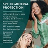 image:imageBadger Zinc Oxide Face Sunscreen SPF 30 Lightweight Mineral Sunscreen for Face Matte Finish No White Cast Vegan Water Resistant Unscented Mineral Sunblock Facial Lotion 17 fl oz 2Pack17 Fl Oz Pack of 1