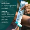 image:imageBadger Zinc Oxide Face Sunscreen SPF 30 Lightweight Mineral Sunscreen for Face Matte Finish No White Cast Vegan Water Resistant Unscented Mineral Sunblock Facial Lotion 17 fl oz 2Pack17 Fl Oz Pack of 2