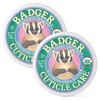 image:imageBadger Cuticle Cream Deep Hydration for Dry Cracked Cuticles amp Hangnails 100 Organic Cuticle Balm with Rich Shea Butter for Strong Healthy Nails NonGreasy Cuticle Oil 75oz Tin075 Ounce Pack of 2