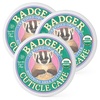 image:imageBadger Cuticle Cream Deep Hydration for Dry Cracked Cuticles amp Hangnails 100 Organic Cuticle Balm with Rich Shea Butter for Strong Healthy Nails NonGreasy Cuticle Oil 75oz Tin075 Ounce Pack of 3