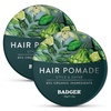 image:imageBadger Hair Pomade for Men Organic Easy to Use Subtle Masculine Scent Medium Hold Hair Pomade with Medium Shine Finish Nourishes Hair amp Scalp 2 oz Tin2 Ounce Pack of 2