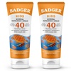 image:imageBadger Kids Mineral Sunscreen Cream SPF 40 98 Organic Ingredients Zinc Oxide Sunscreen for Kids Face amp Body Water Resistant Reef Friendly Hawaii Approved Broad Spectrum Sunblock 29 fl oz29 Fl Oz Pack of 2