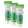 image:imageBadger Organic Aloe Vera Gel for Face amp Body 96 Pure Unscented Organic Aloe Gel for Cooling Soothing NonSticky Sunburn Relief Vegan Fair Trade amp Hypoallergenic 4 fl oz 2Pack4 Fl Oz Pack of 3
