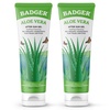 image:imageBadger Organic Aloe Vera Gel for Face amp Body 96 Pure Unscented Organic Aloe Gel for Cooling Soothing NonSticky Sunburn Relief Vegan Fair Trade amp Hypoallergenic 4 fl oz 2Pack4 Fl Oz Pack of 2