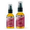 image:imageBadger Rose Cleansing Oil amp Rose Face Oil  USDA Organic Cleansing amp Moisturizing in Glass Bottles