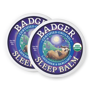 image:imageBadger  Natural Sleep Balm Lavender amp Bergamot Relaxing and Calming Balm for Children and Adults 2 oz2 Ounce Pack of 2