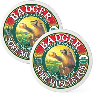 image:imageBadger Balm Sore Muscle Rub  2 oz2 Ounce Pack of 2