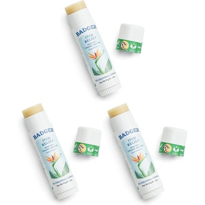 image:imageBadger Bug Bite Itch Relief Stick Natural amp Organic Anti Itch Cream for Bug Bites Rashes amp Poison Ivy Fast Itchy Skin Relief After Bite Works Great Smells Great Easy to Use 6 oz06 Ounce Pack of 3