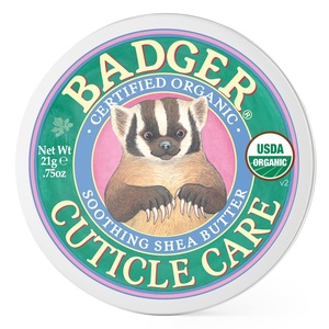 image:imageBadger Organic Cuticle Care Balm  Natural Nail Care Cream with Shea Butter VitaminRich Seabuckthorn Extract Helps Strengthen Soothe amp Restore Dry amp Splitting Cuticles  Light Citrus Scent  75oz