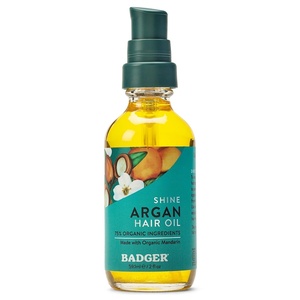 image:imageBadger Organic Jojoba Hair Oil amp Dry Scalp Treatment Soothing amp Moisturizing Itchy Dry Scalp Oil Rosemary Hair Oil Organic Jojoba Oil Hair amp Scalp Moisturizer 2 fl oz Glass BottleArgan Oil