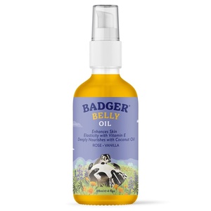 image:imageBadger Organic Pregnant Belly Oil  Jojoba amp Coconut  4 oz