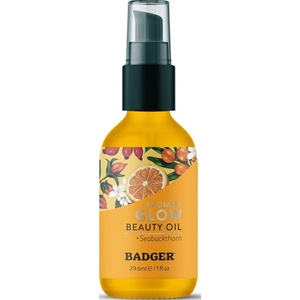 image:imageBadger Rose Face Oil 100 Organic Face Moisturizer Nourishing amp Soothing Organic Jojoba Oil amp Rose Oil Vegan Antioxidant Rich Moisturizing Facial Oil 1 fl oz Glass BottleSea Buckthorn